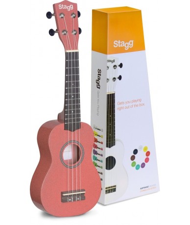 Stagg US-LIPS ukulele +...